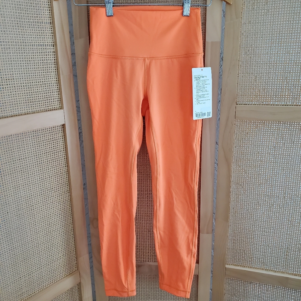 lululemon athletica Orange Soda Wunder Under Leggings